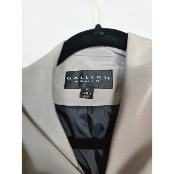 Gallery Woman Rain Jacket size 1x black - Picture 2 of 8